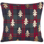 Dekokissen 2er Set CUPID 45 x 45 cm Dunkelgrün Weihnachtsmotiv