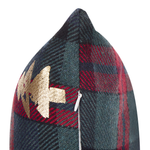 Dekokissen 2er Set CUPID 45 x 45 cm Dunkelgrün Weihnachtsmotiv