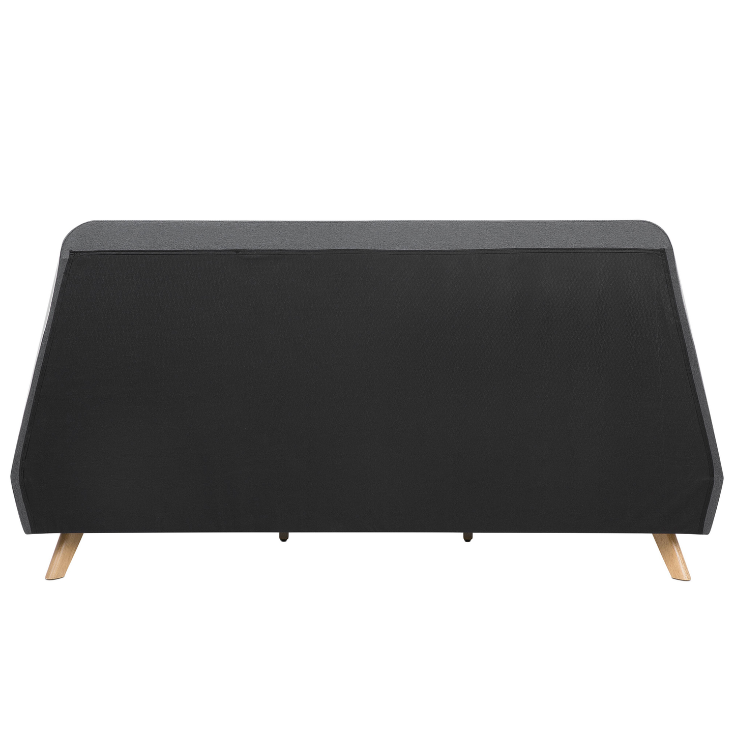 Bett mit Lattenrost Stoff VIENNE 180 x 200 cm Grau