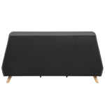 Bett mit Lattenrost Stoff VIENNE 180 x 200 cm Grau