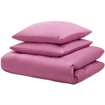 Bettwäsche-Set HARMONRIDGE Baumwollsatin 200 x 220 cm Rosa
