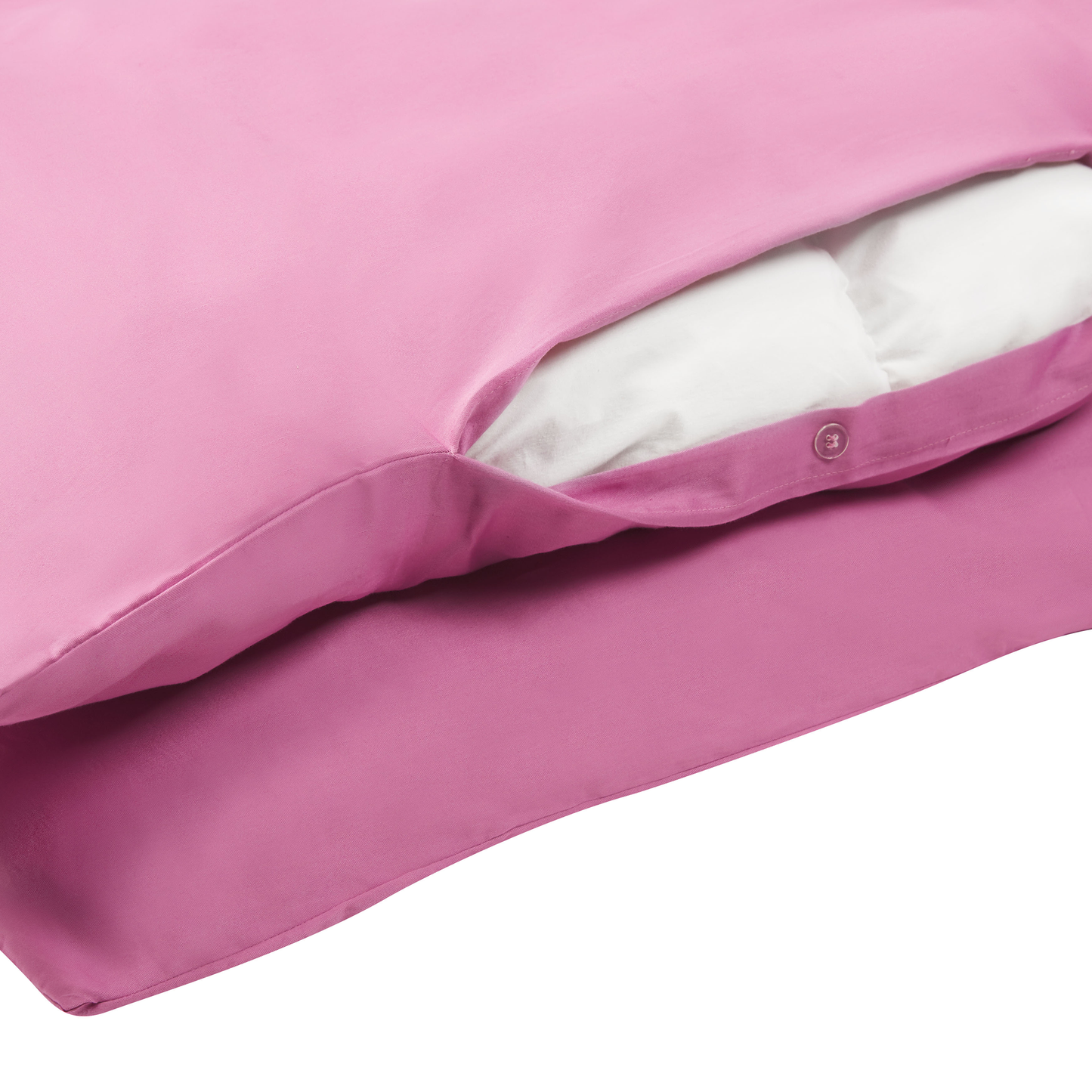 Bettwäsche-Set HARMONRIDGE Baumwollsatin 200 x 220 cm Rosa