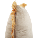 Dekokissen 2er Set POTHOS Samtstoff 30 x 50 cm Beige Ohne Muster