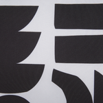 Dekokissen 2er Set LIRIOPE 45 x 45 cm Schwarz / Weiss Geometrisches Muster