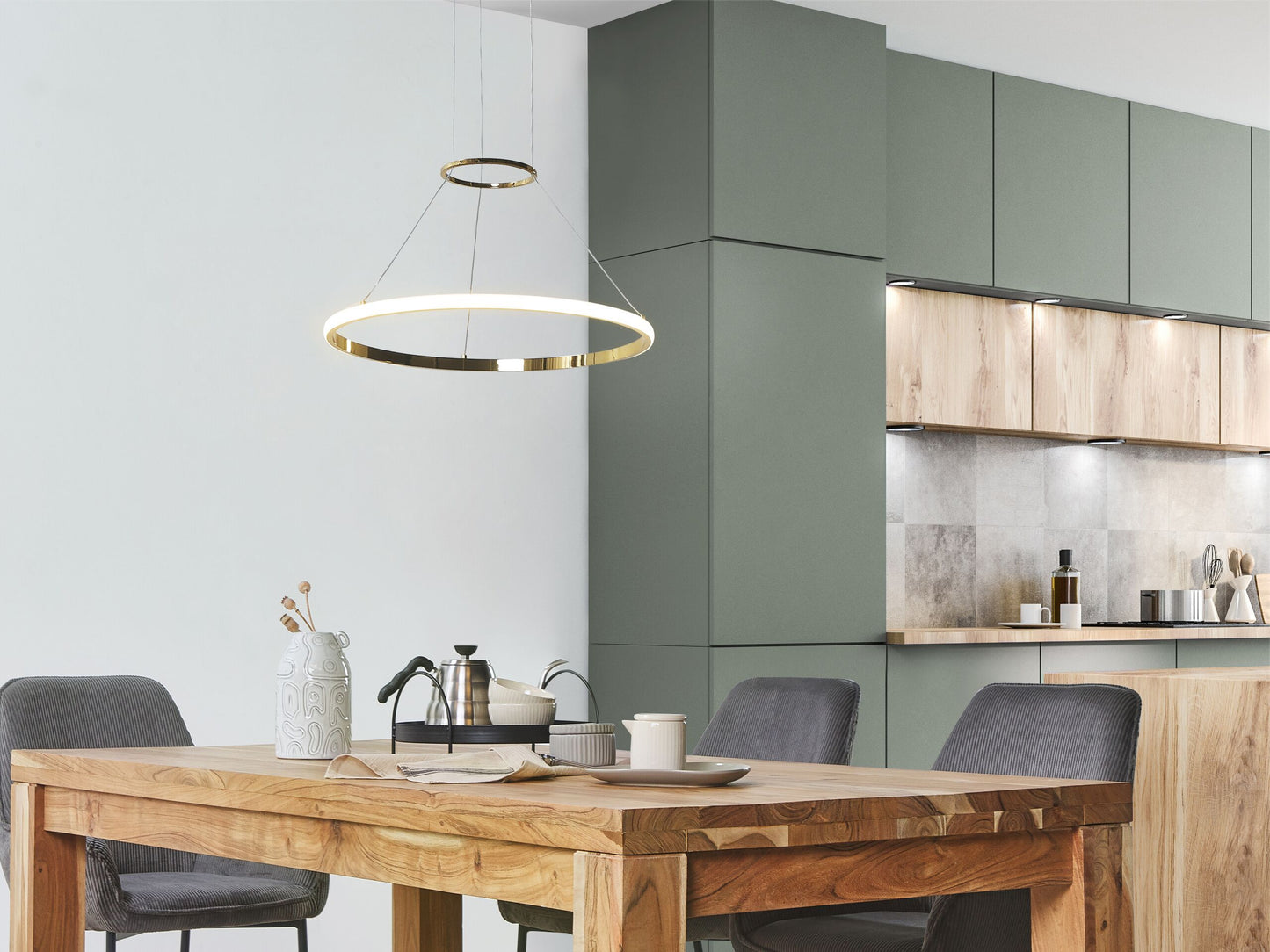 LED Hängelampe TANO Metall Gold