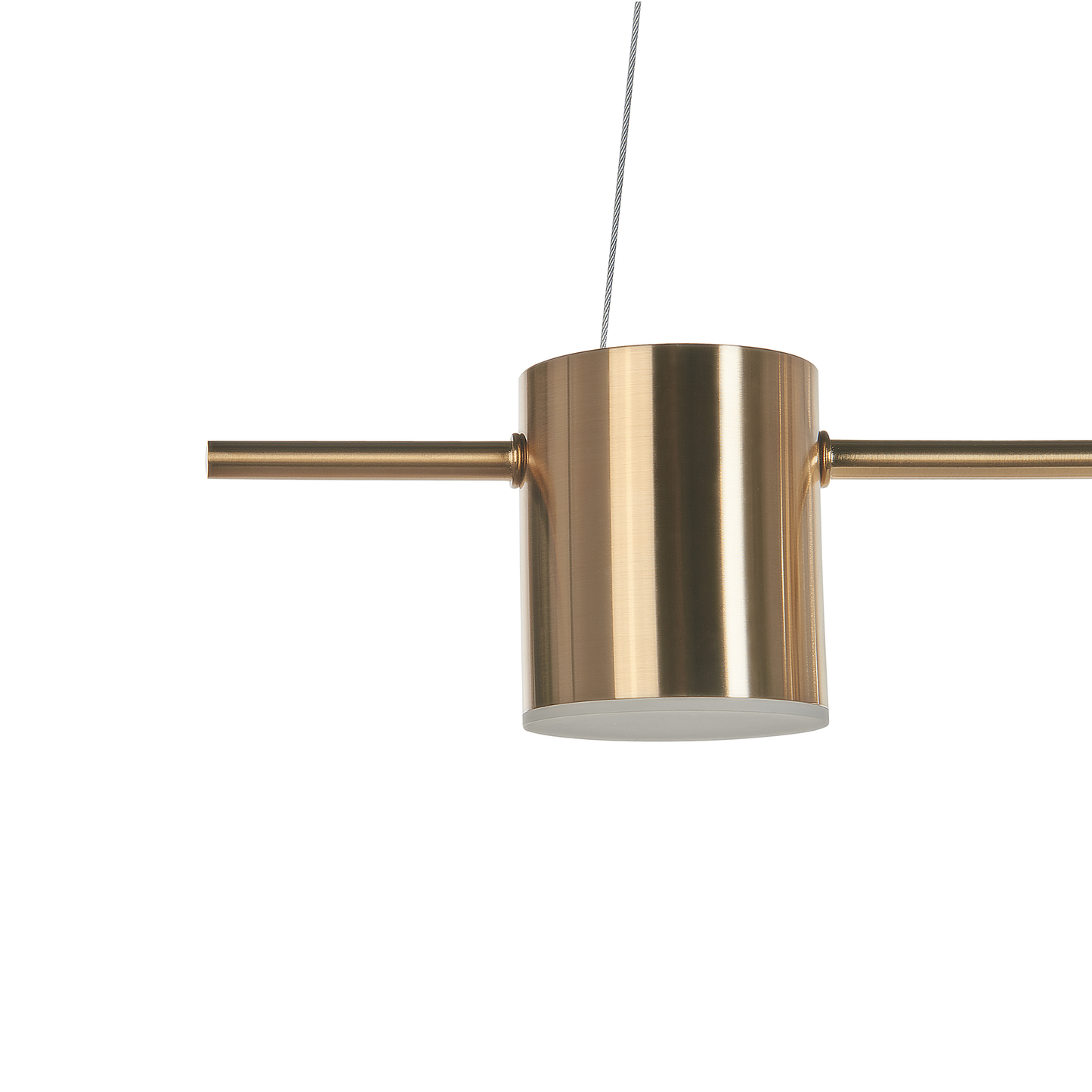 Hängelampe LED Aluminium messingfarben 5-flammig SESTRA