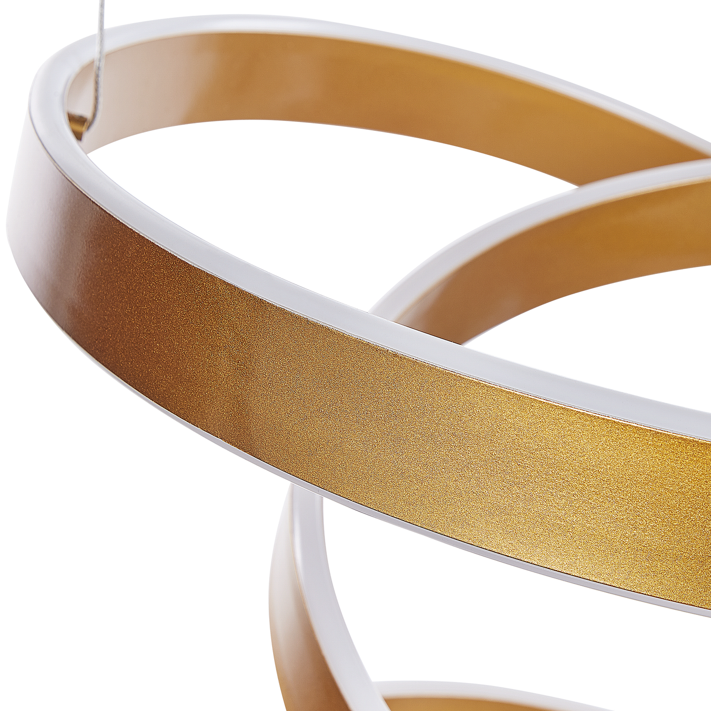 LED Hängelampe WANLI Metall Gold