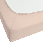 Spannbettlaken HOFUF Baumwolle 200 x 200 cm Beige