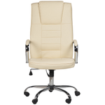 Massagestuhl mit Heizung GRANDEUR Kunstleder Beige