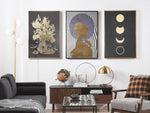 Wanddekoration 63 cm 93 cm Gold ORIANO