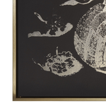 Wanddekoration 63 cm 93 cm Gold ORIANO