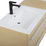 Badmöbel Set heller Holzfarbton MADRID