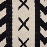 Dekokissen DEADNETTLE Baumwolle 45 x 45 cm Beige Geometrisches Muster