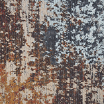 Teppich mehrfarbig 150 x 230 cm abstraktes Muster Fransen Kurzflor GERMENCIK
