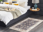 Teppich mehrfarbig orientalisches Muster 80 x 150 cm Kurzflor PELITLI