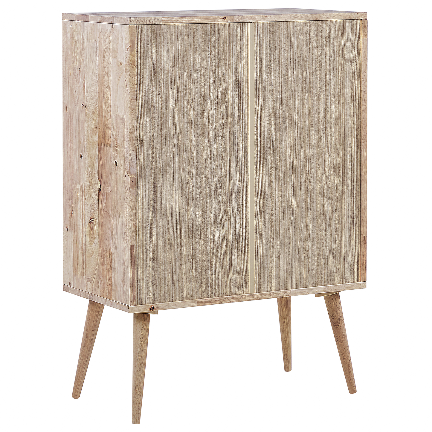 Sideboard Gummibaumholz hellbraun 2 Türen CHANDLER