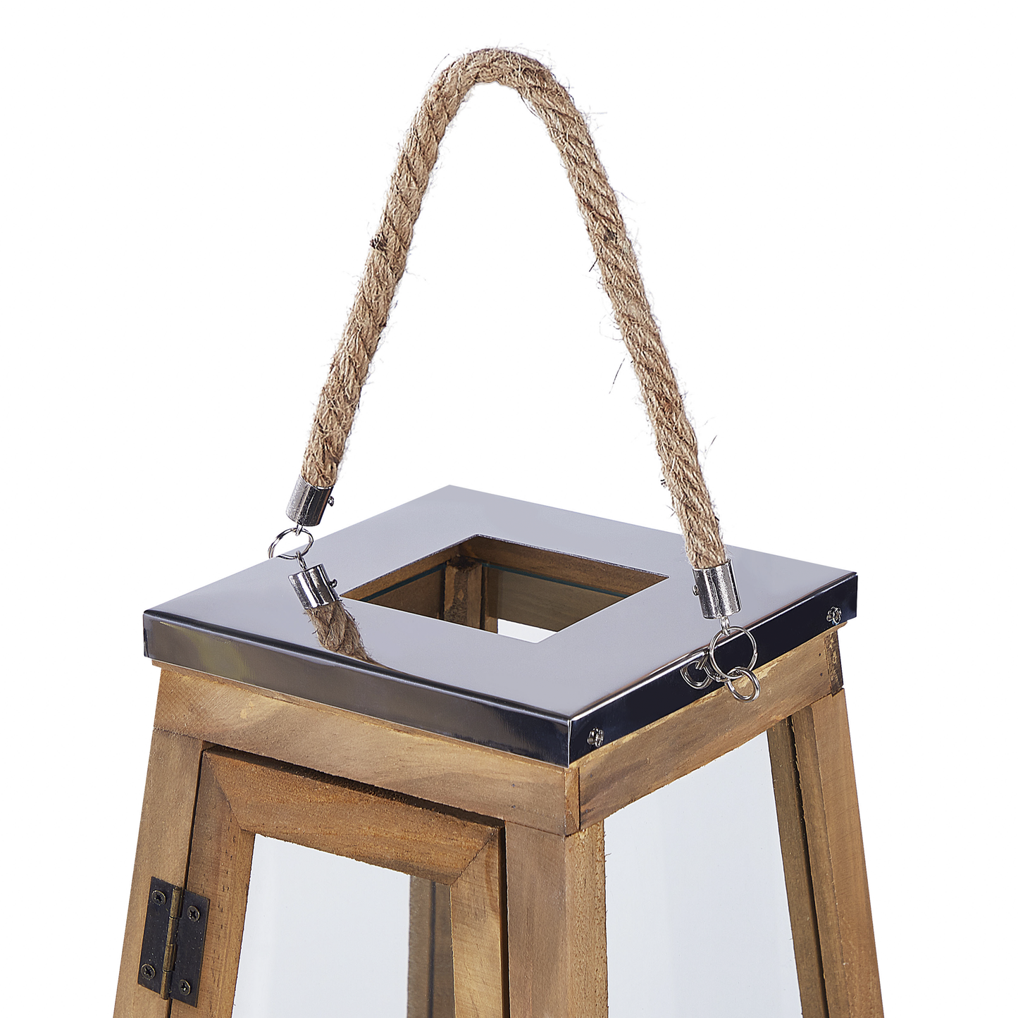 Laterne PULAU Holz 39 cm Braun