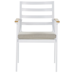 Gartenmöbel Set 4-Sitzer CAVOLI inkl. Kissen Metall Beige