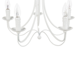 Kronleuchter DABUS Metall Weiss