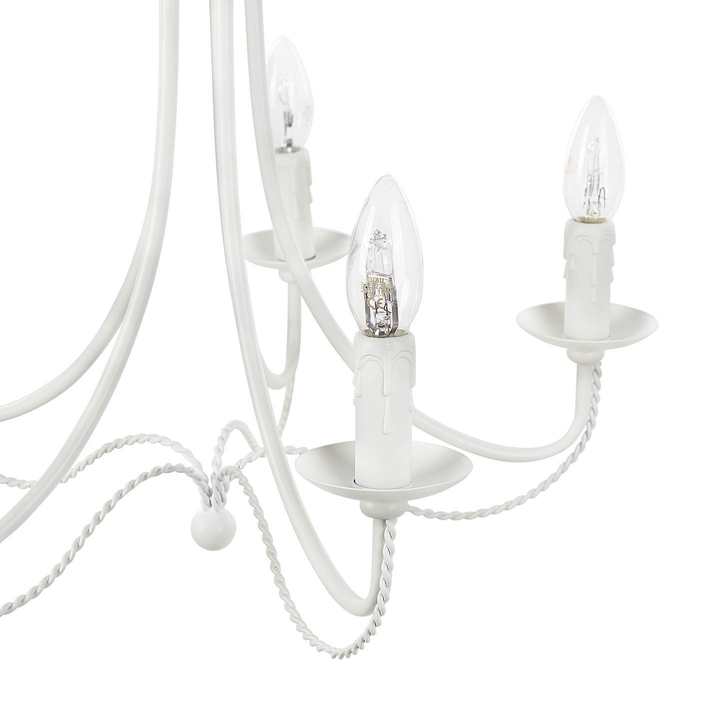 Kronleuchter DABUS Metall Weiss