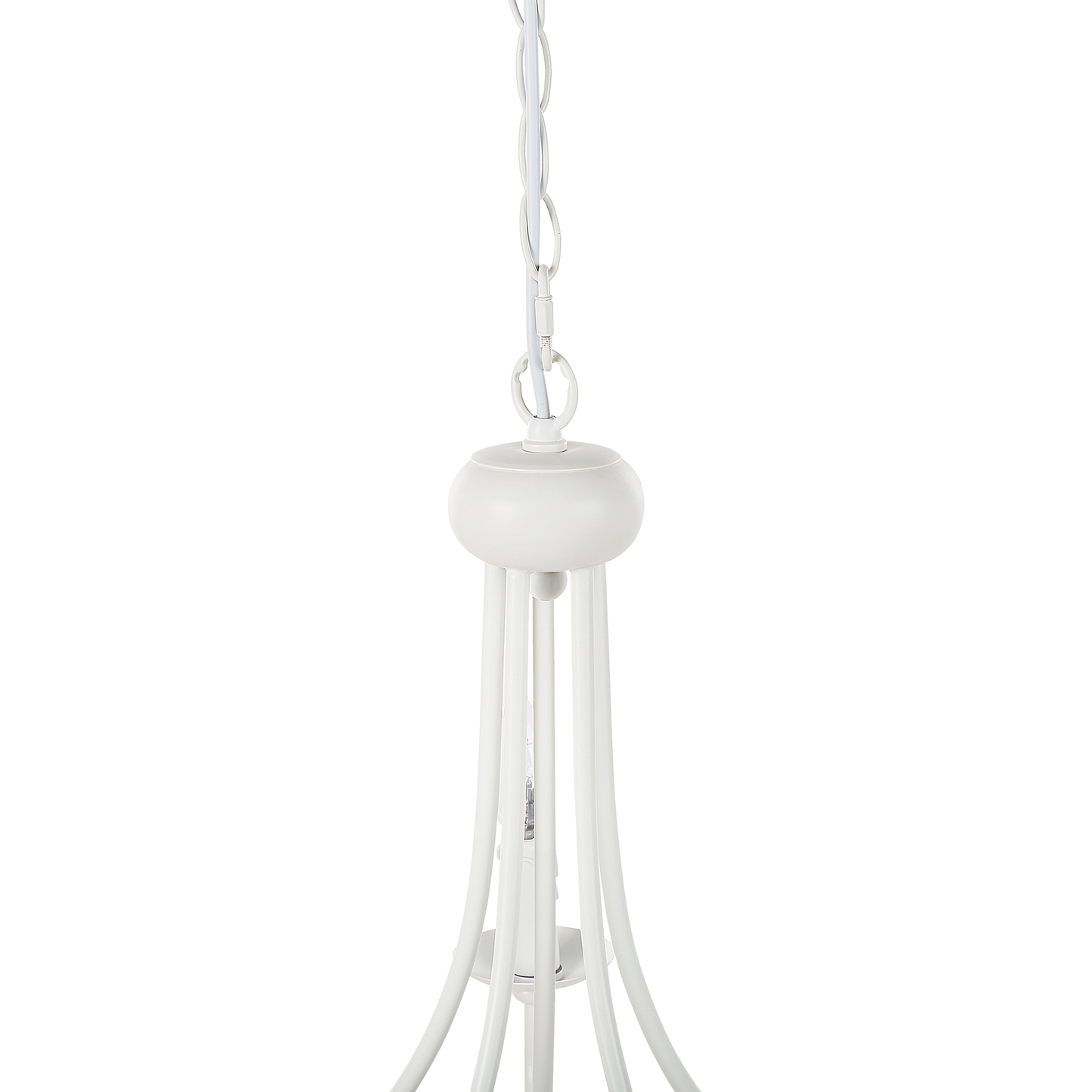 Kronleuchter DABUS Metall Weiss