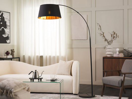 Stehlampe YABUS Metall Schwarz