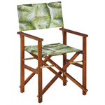 Gartenstuhl 2er Set CINE Akazienholz Hellgrün