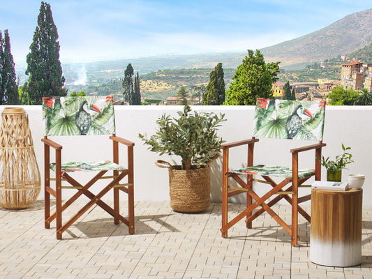 Ersatzstoff für Gartenstühle 2er Set CINE Grün