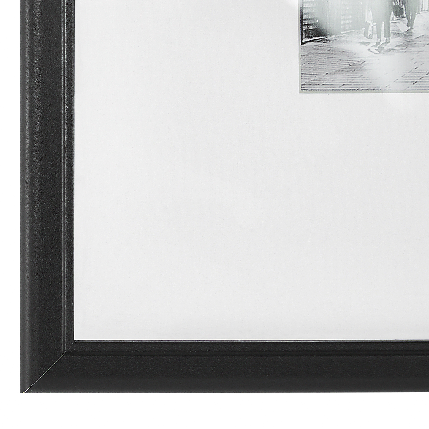 Bilderrahmen 7er Set ZINARE Stadtmotiv Schwarz