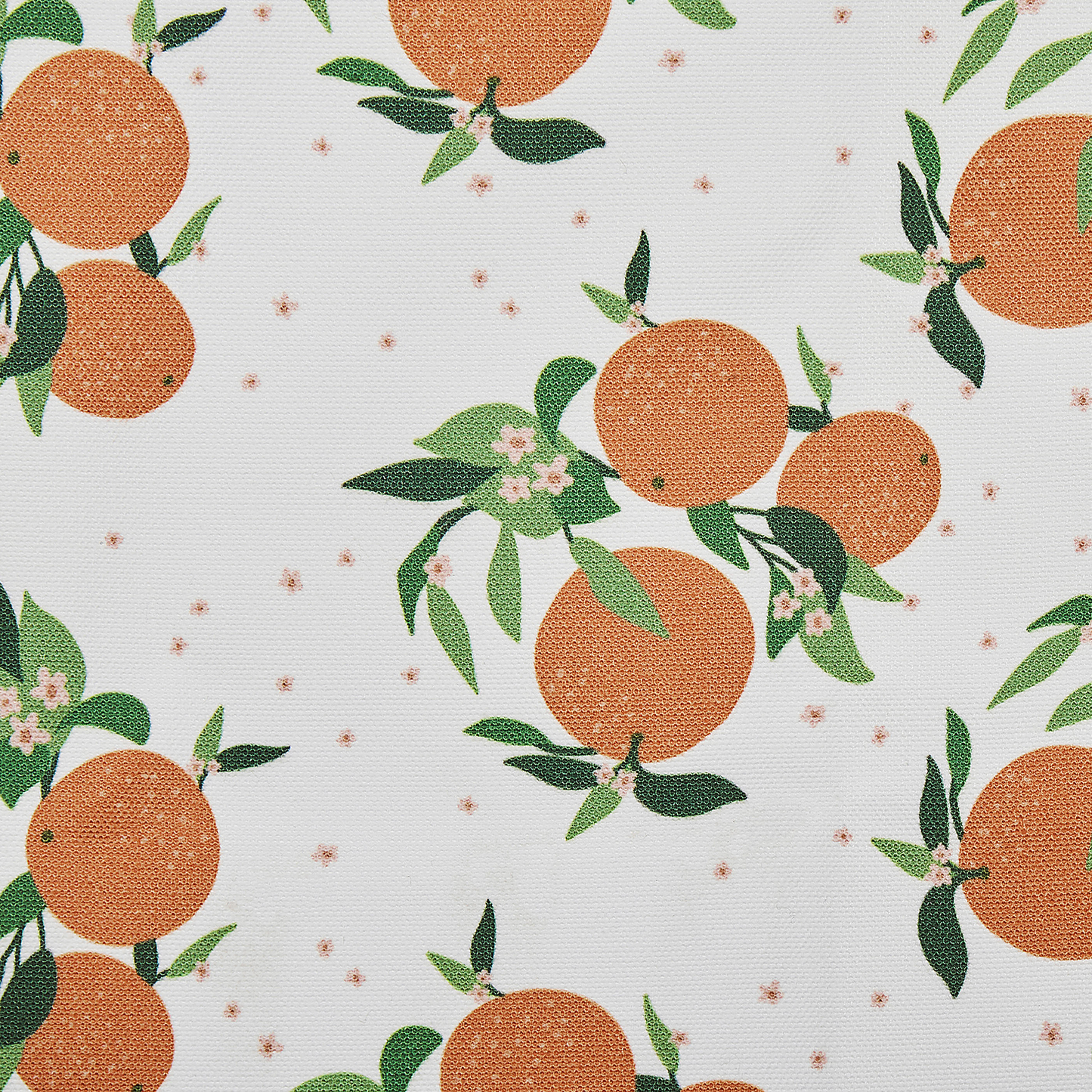 Liegestuhl Akazienholz dunkelbraun Textil weiss / mehrfarbig Orangenmotiv 2er Set ANZIO