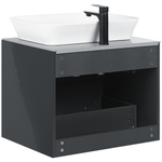 Badmöbel Set MANZON 60 cm 48 cm 49 cm Grau