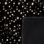 Kuscheldecke ALAZEYA 130 x 180 cm Schwarz