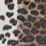 Kunstfell-Teppich Leopard braun / weiss 130 x 170 cm BOGONG