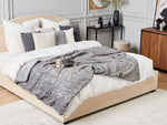 Kuscheldecke GODAVARI 130 x 180 cm Grau