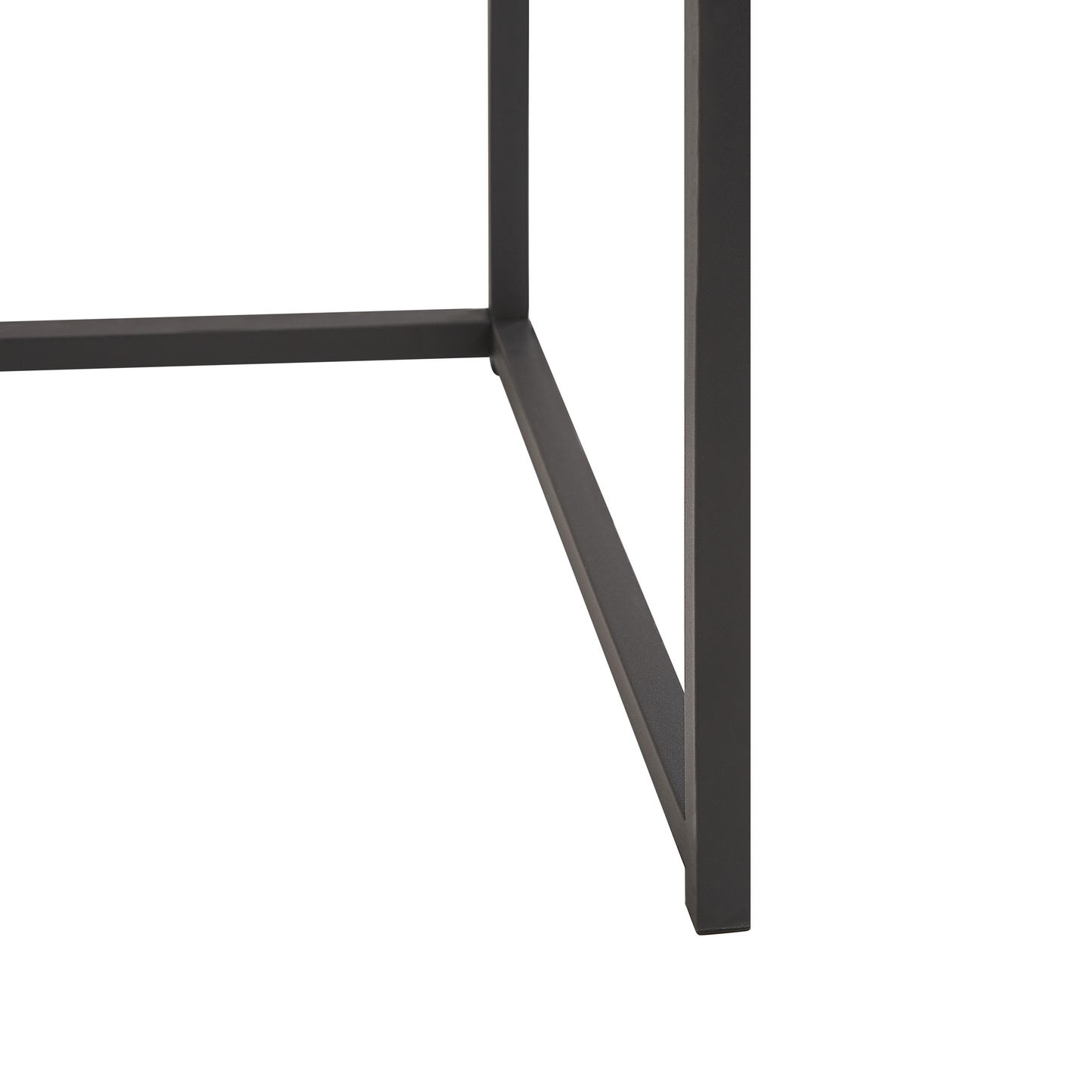 Schreibtisch dunkler Holzfarbton / schwarz 120 x 55 cm PEMBRO