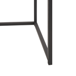 Schreibtisch dunkler Holzfarbton / schwarz 120 x 55 cm PEMBRO