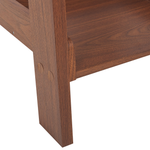 Bücherregal mit 5 Fächern MOBILE TRIO 167 cm Dunkelbraun