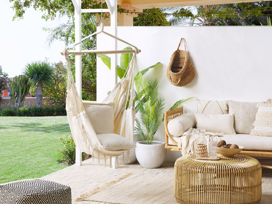 Hängesessel BONEA Baumwolle Beige
