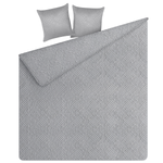 Tagesdecke mit Kissen ALAMUT 140 x 210 cm Grau