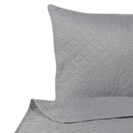 Tagesdecke mit Kissen ALAMUT 140 x 210 cm Grau