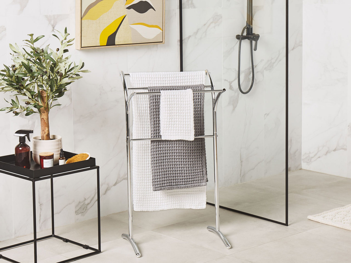 Handtuchständer YOPAL Metall Silber