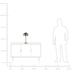 Tischleuchte SENETTE Metall Gold