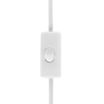 Tischlampe Keramik grau 43 cm Trommelform IDER