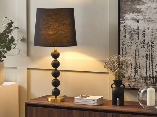 Tischleuchte ASSONET Metall Schwarz