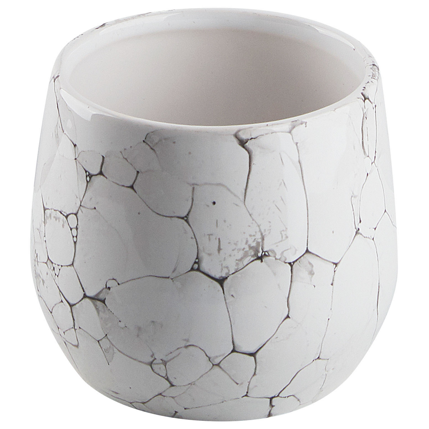 Badaccessoires Set 6-teilig CALLELA Keramik Weiss