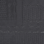 Kuscheldecke FETHIYE Baumwolle 140 x 170 cm Dunkelgrau