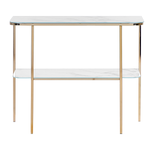 Konsolentisch CALVERT Sicherheitsglas Gold