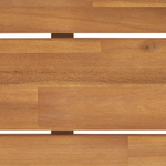 Gartenstuhl 4er Set FORNELLI Akazienholz Braun