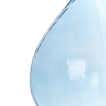 Dekovase PAKORA Glas 28 cm Hellblau