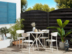 Garten-Essgruppe für 4 Personen SERSALE/VIESTE Weiss